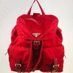 NWOT Authentic Prada Tessuto Drawstring Backpack